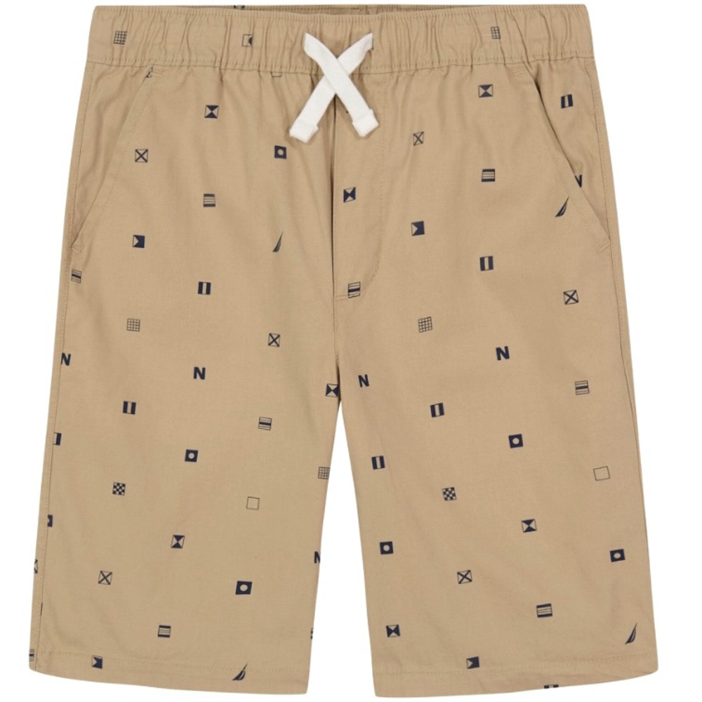 Nautica Toddler Boy Shorts - Tan Printed - 3T